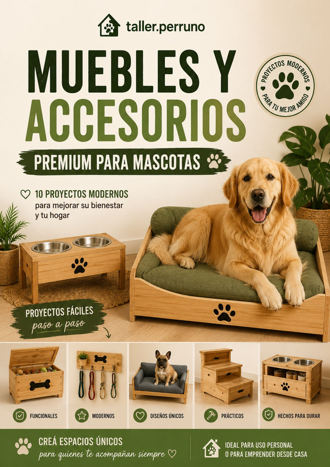 Muebles y Accesorios Premium Para Mascotas